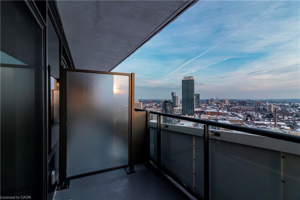 2302-25 Wellington Street S, Kitchener, ON - Outdoor With Balcony With View With Exterior