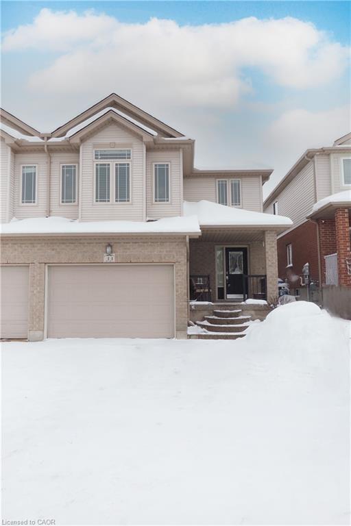 33 Huck Crescent, Kitchener, ON - Outdoor With Facade