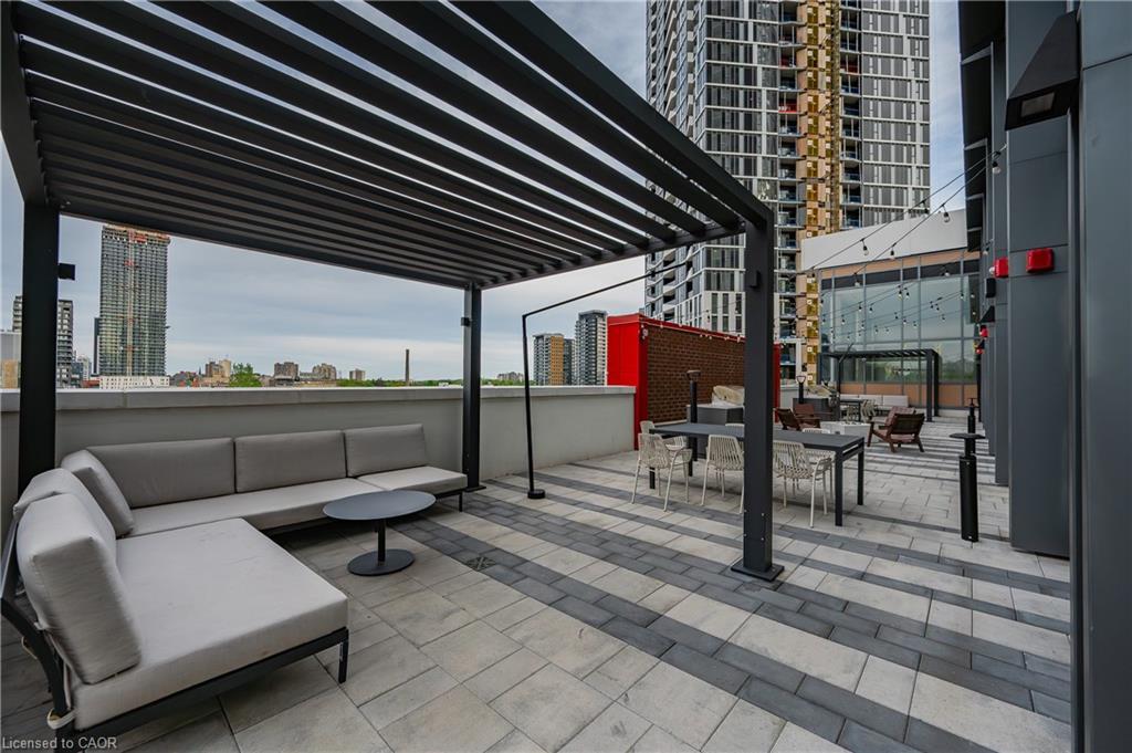 907-25 Wellington Street S, Kitchener, ON - Outdoor With Deck Patio Veranda