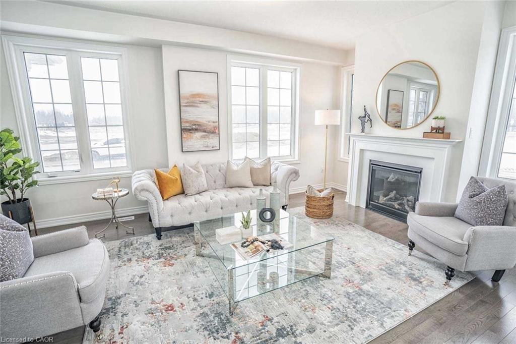 525 Red Elm Road, Shelburne, ON - Indoor Photo Showing Living Room With Fireplace