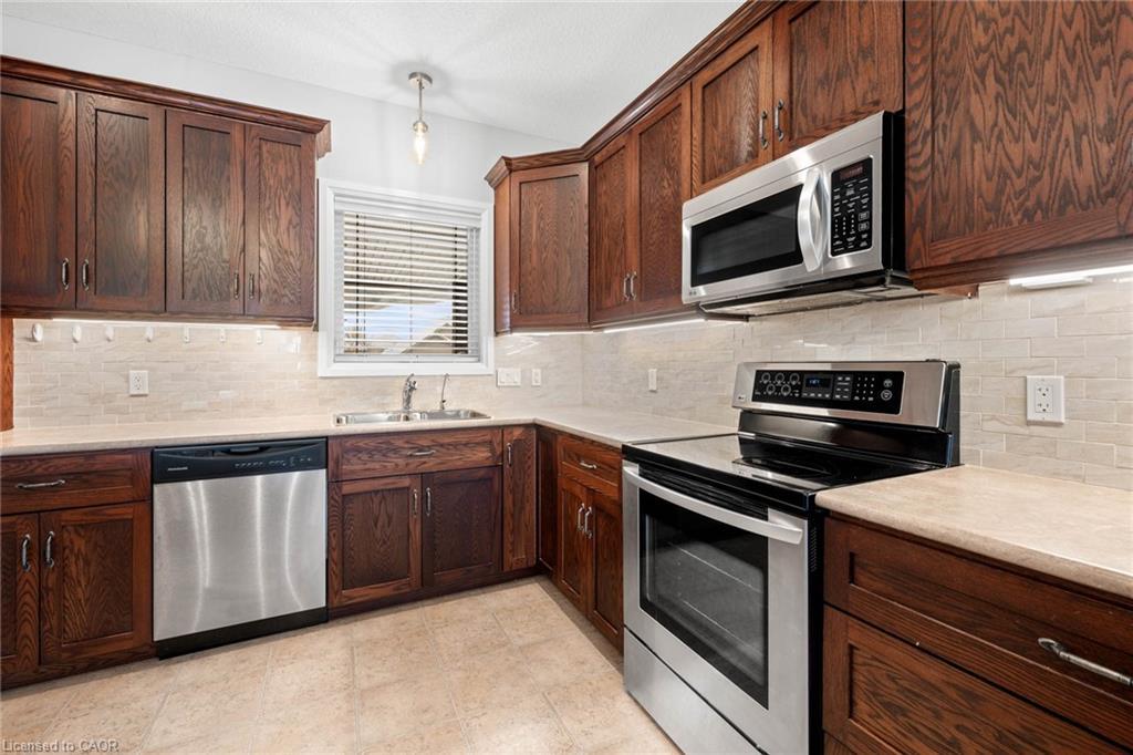 159 Gerber Meadows Drive, Wellesley, ON - Indoor Photo Showing Kitchen With Double Sink