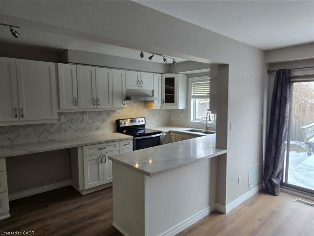 185 Sulmona Drive, Hamilton, ON - Indoor Photo Showing Kitchen With Double Sink