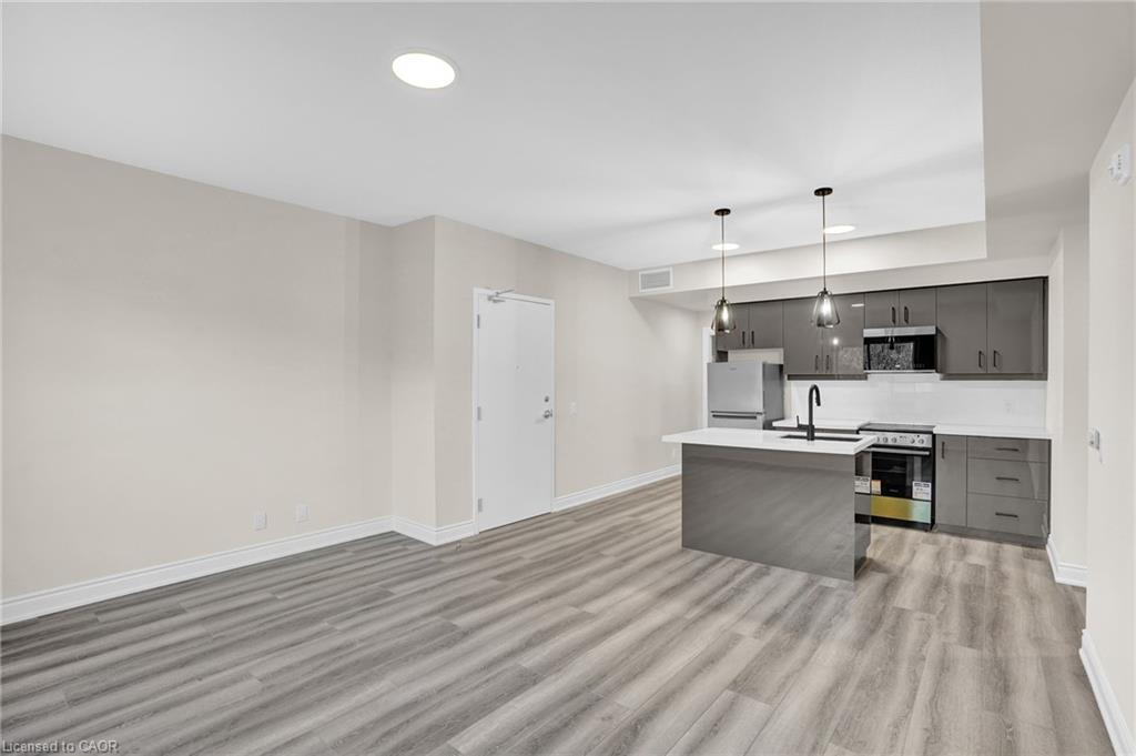 2D-261 King Street E, Hamilton, ON - Indoor Photo Showing Kitchen With Stainless Steel Kitchen