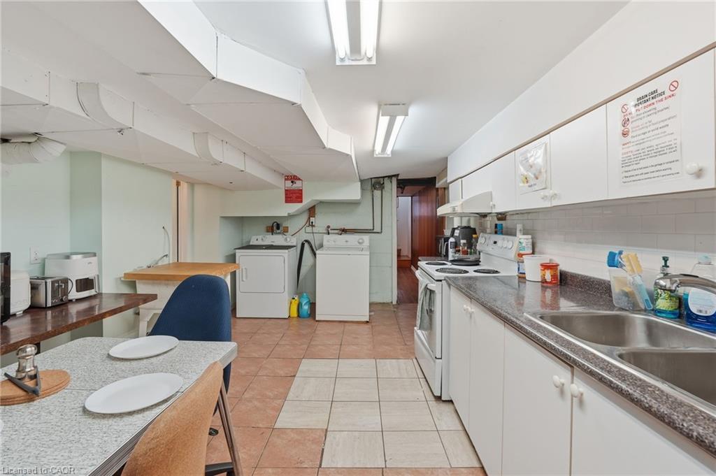 2 Gary Avenue, Hamilton, ON - Indoor Photo Showing Kitchen With Double Sink