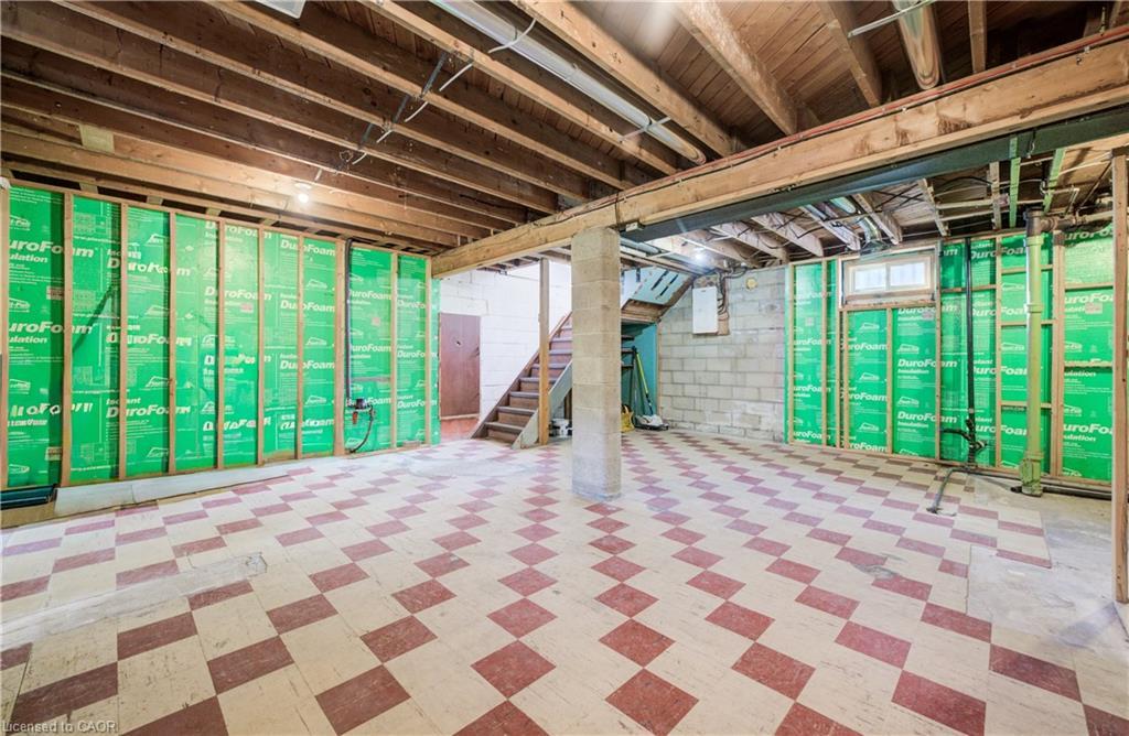 150 Howard Avenue, Hamilton, ON - Indoor Photo Showing Basement
