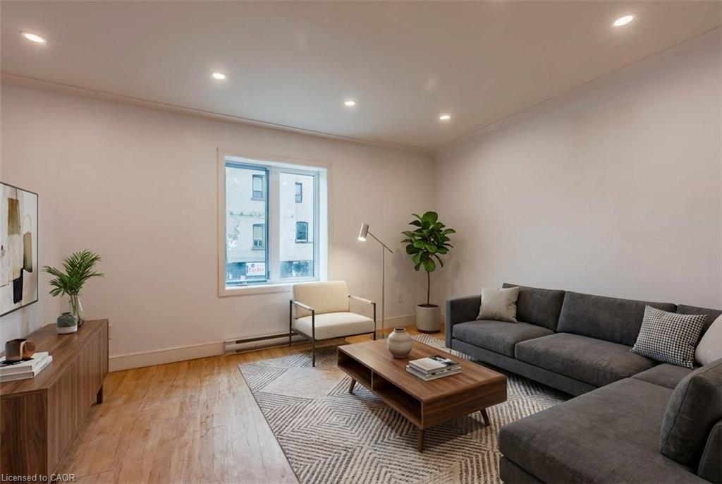 B-461 King Street E, Hamilton, ON - Indoor Photo Showing Living Room