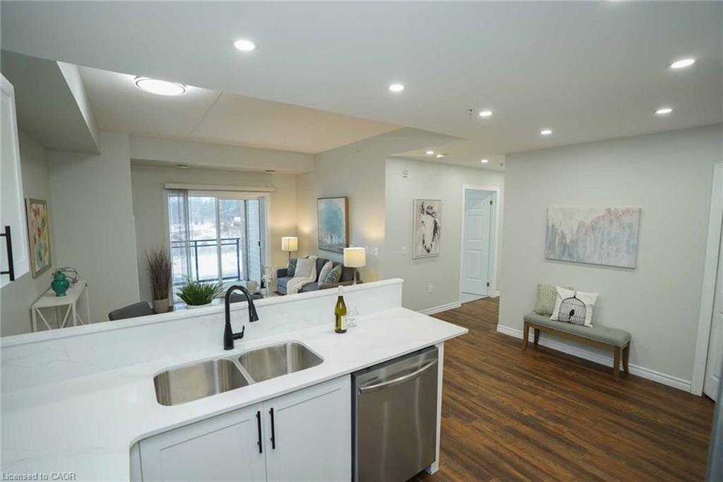 107-7 Kay Crescent, Guelph, ON - Indoor Photo Showing Kitchen With Double Sink