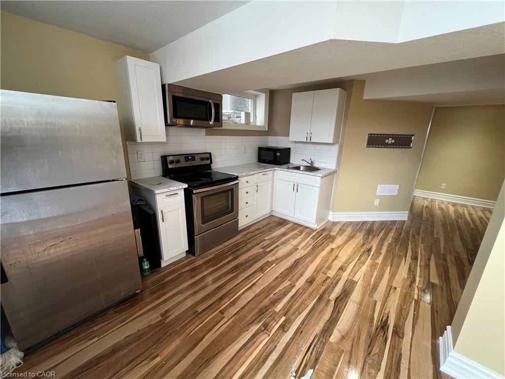 Lower-213 Paige Place, Kitchener, ON - Indoor Photo Showing Kitchen