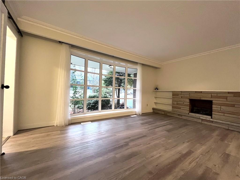 243 Appleby Line, Burlington, ON - Indoor Photo Showing Other Room With Fireplace