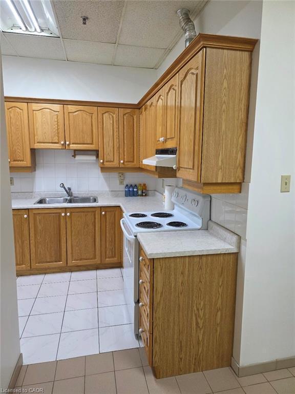 135 Logan Avenue, Toronto, ON - Indoor Photo Showing Kitchen With Double Sink