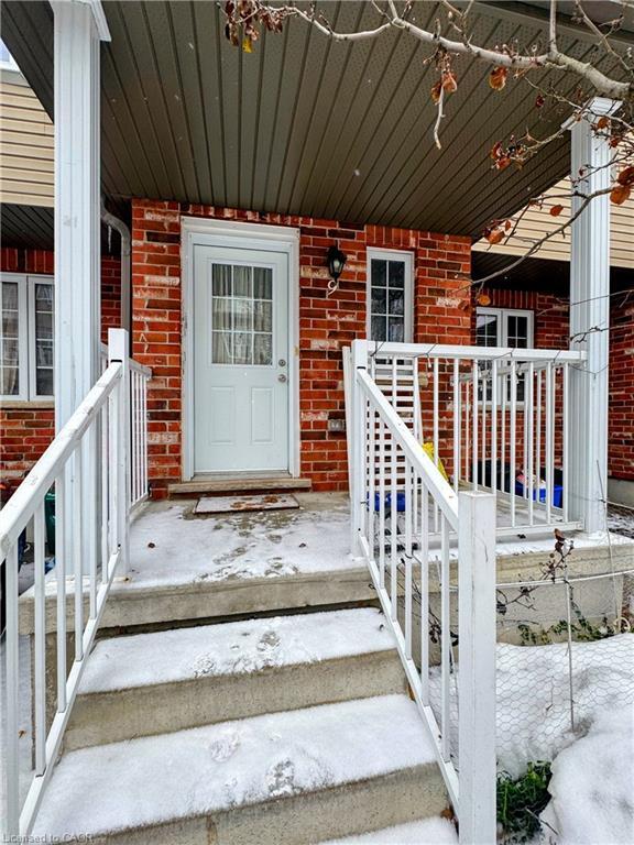 9-55 Mooregate Crescent, Kitchener, ON - Outdoor With Deck Patio Veranda