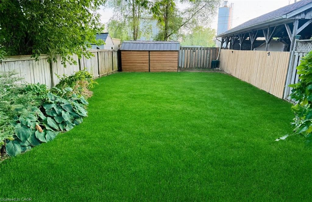 128 Wilkes Street, Brantford, ON - Outdoor With Backyard