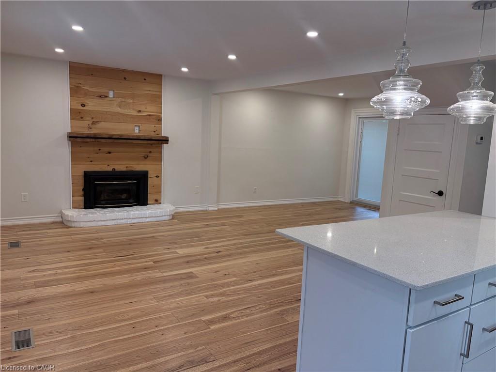 128 Wilkes Street, Brantford, ON - Indoor With Fireplace