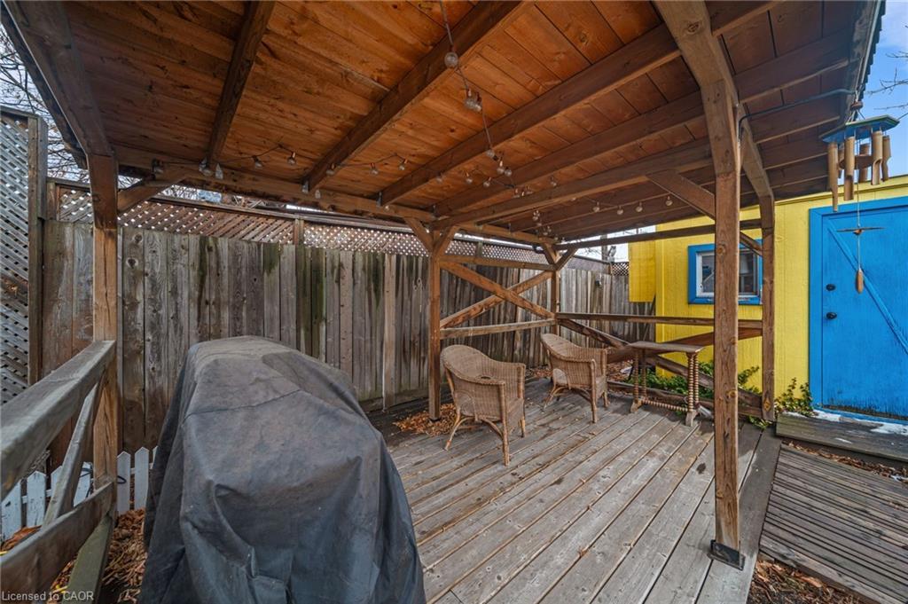 22 Agnes Street, Hamilton, ON - Outdoor With Deck Patio Veranda With Exterior