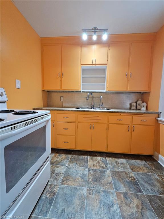 379 St. Leger Street, Kitchener, ON - Indoor Photo Showing Kitchen With Double Sink