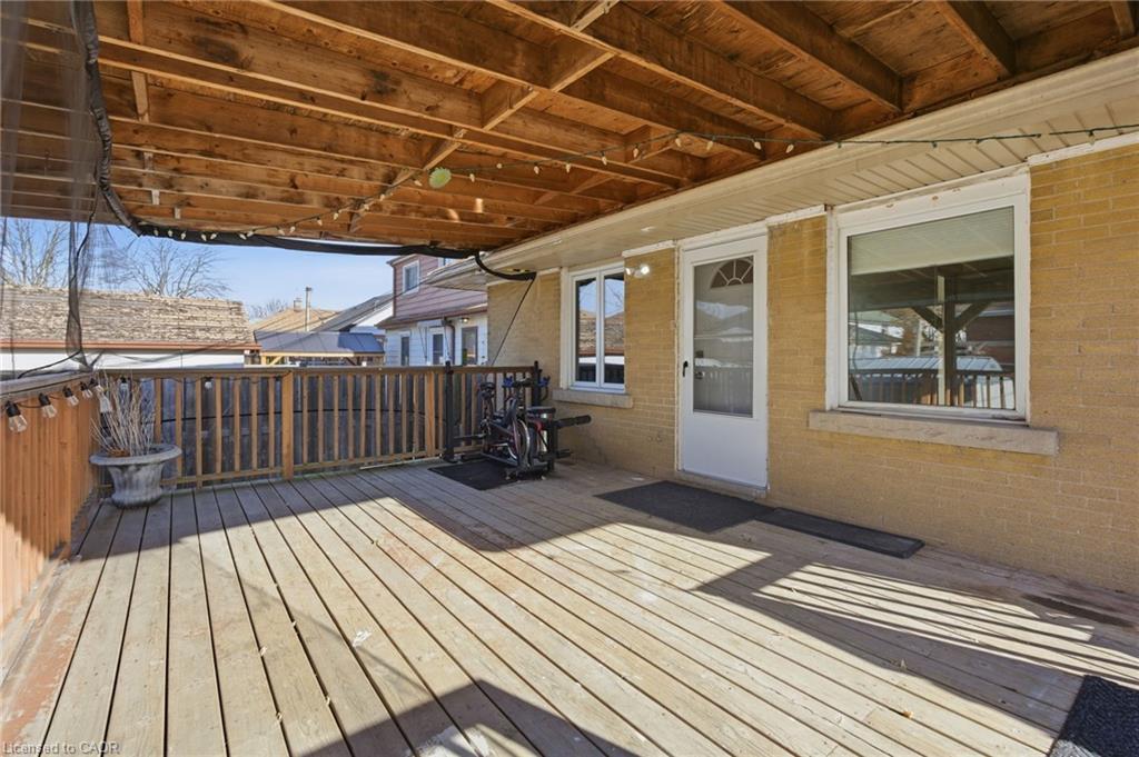 352 East 28Th Street, Hamilton, ON - Outdoor With Deck Patio Veranda With Exterior