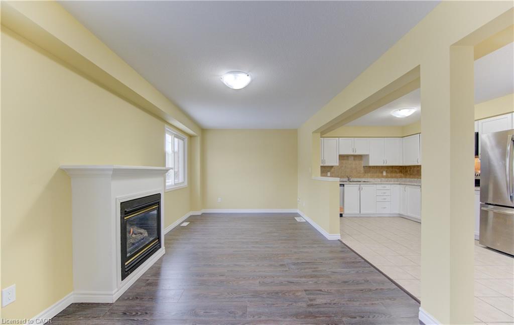 40 Red Clover Crescent, Kitchener, ON - Indoor With Fireplace