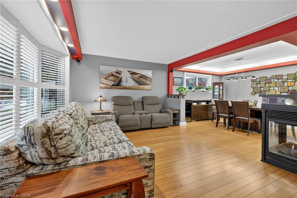 72 Viceroy Court, Hamilton, ON - Indoor Photo Showing Other Room With Fireplace