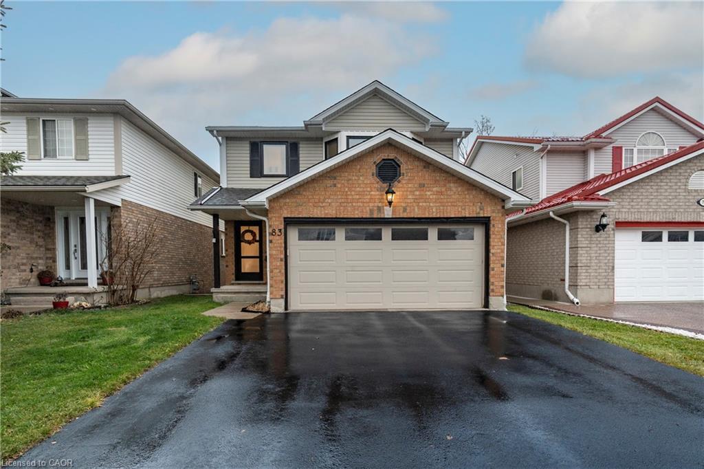83 Burnaby Crescent, Kitchener, ON - Outdoor With Facade