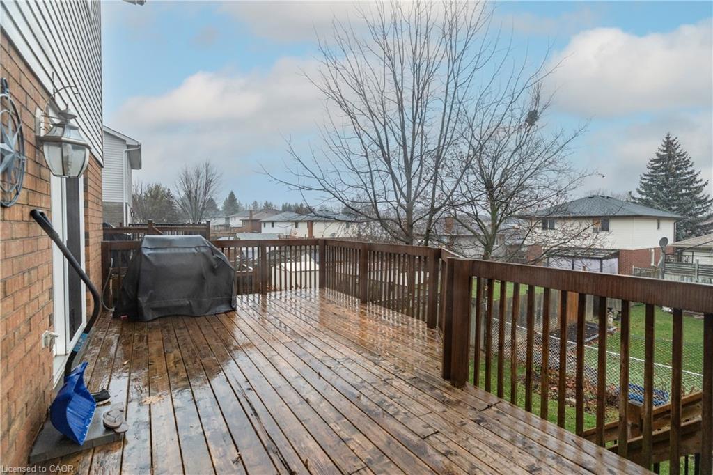 83 Burnaby Crescent, Kitchener, ON - Outdoor With Deck Patio Veranda With Exterior