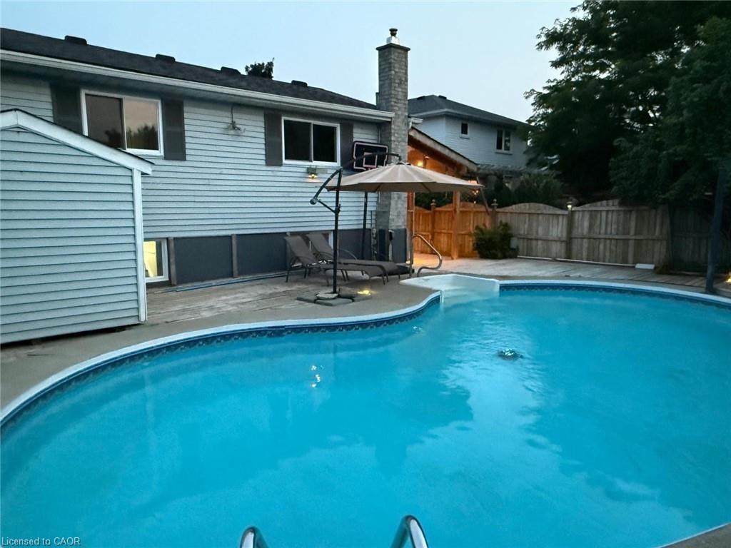 60 Denlow Street, Kitchener, ON - Outdoor With In Ground Pool
