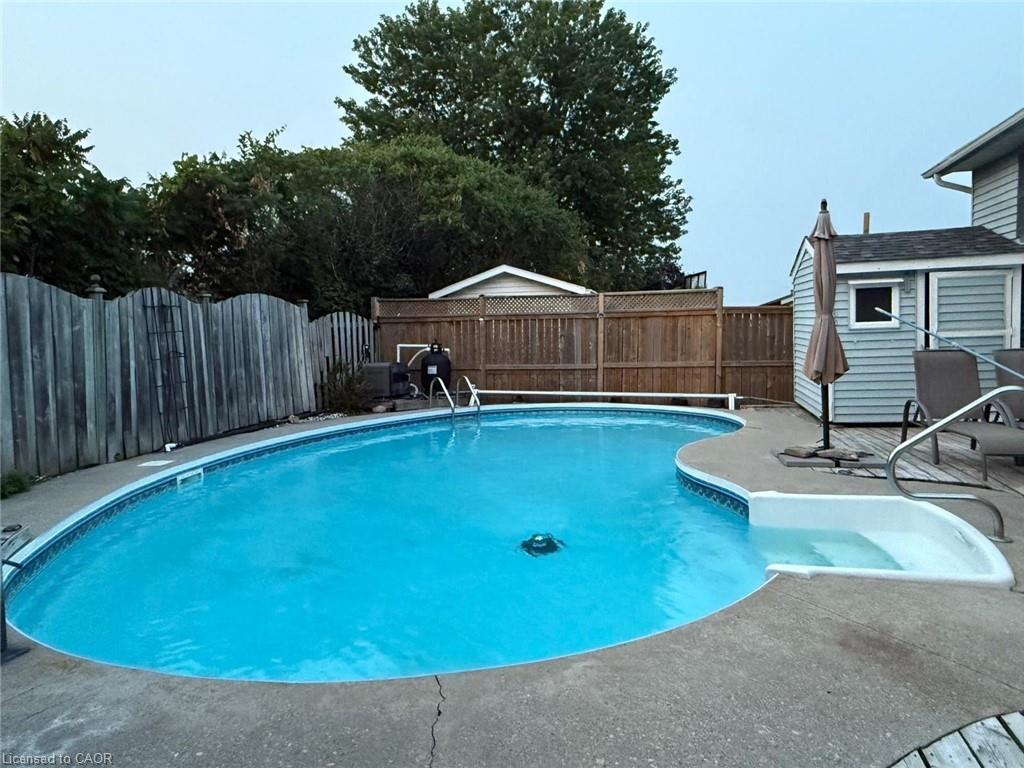 60 Denlow Street, Kitchener, ON - Outdoor With In Ground Pool