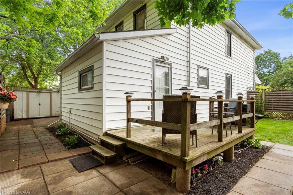 17 Bertha Street, Simcoe, ON - Outdoor With Deck Patio Veranda With Exterior