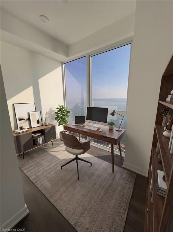 2405-370 Martha Street, Burlington, ON - Indoor Photo Showing Office