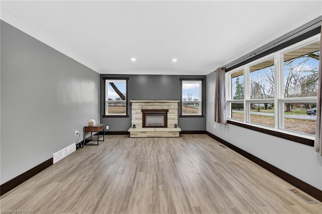 44090 Hendershot Road, Wainfleet, ON - Indoor With Fireplace