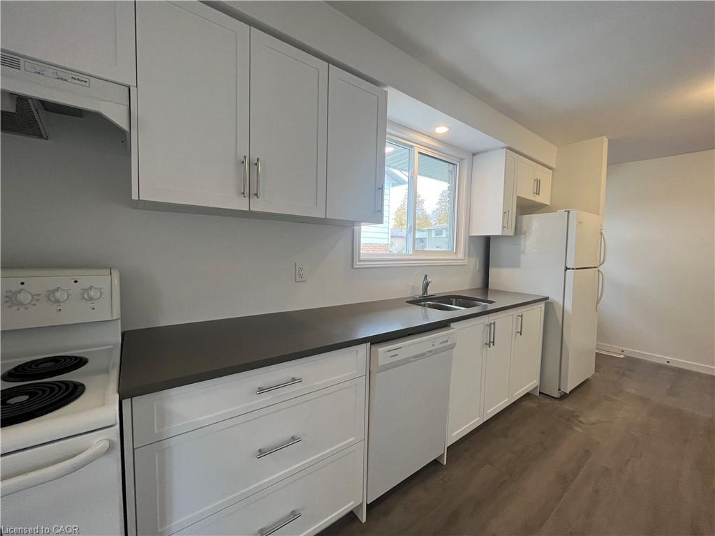 121 Markwood Drive, Kitchener, ON - Indoor Photo Showing Kitchen With Double Sink