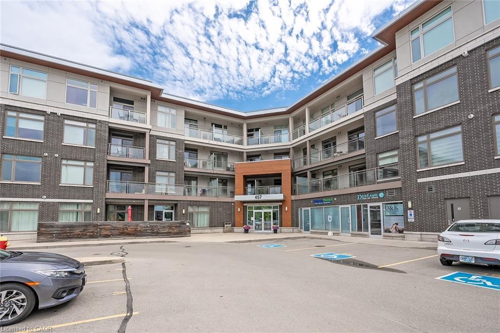 302-457 Plains Road E, Burlington, ON - Outdoor With Balcony With Facade