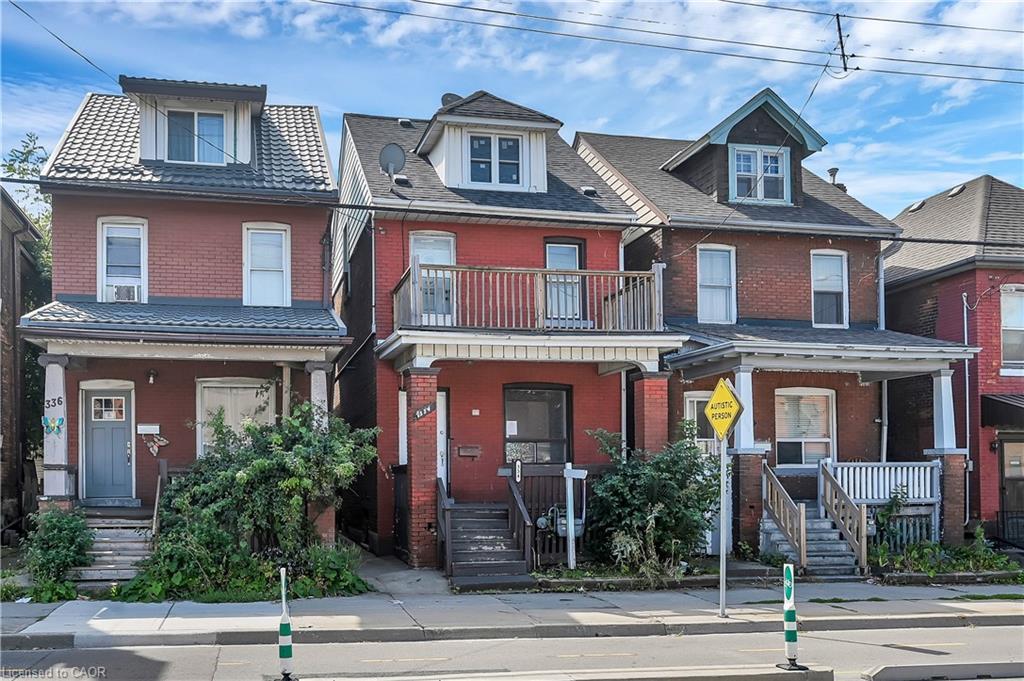334 Cannon Street E, Hamilton, ON - Outdoor With Balcony With Deck Patio Veranda With Facade