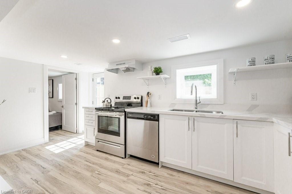 4 Royal Avenue, Hamilton, ON - Indoor Photo Showing Kitchen With Double Sink