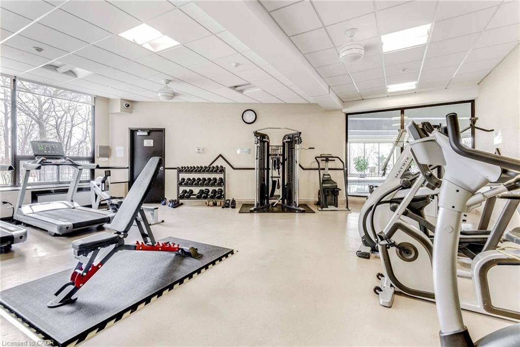 A21-296 Mill Road, Toronto, ON - Indoor Photo Showing Gym Room
