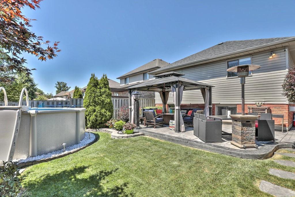 4191 Bianca Forest Drive, Burlington, ON - Outdoor With Above Ground Pool With Deck Patio Veranda