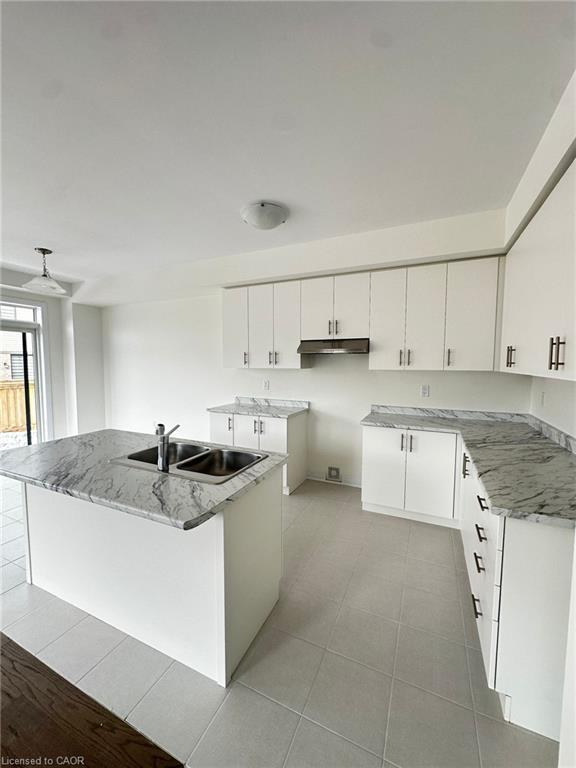 32 Amos Avenue, Brantford, ON - Indoor Photo Showing Kitchen With Double Sink