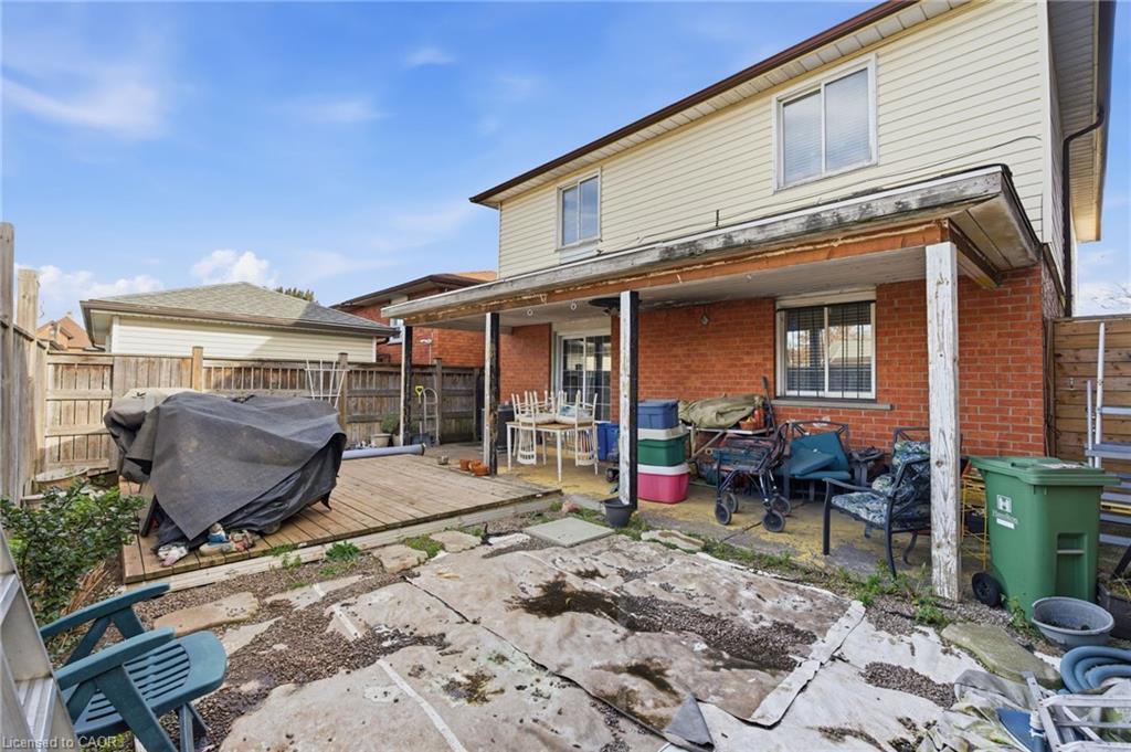 505 Wellington Street N, Hamilton, ON - Outdoor With Deck Patio Veranda With Exterior