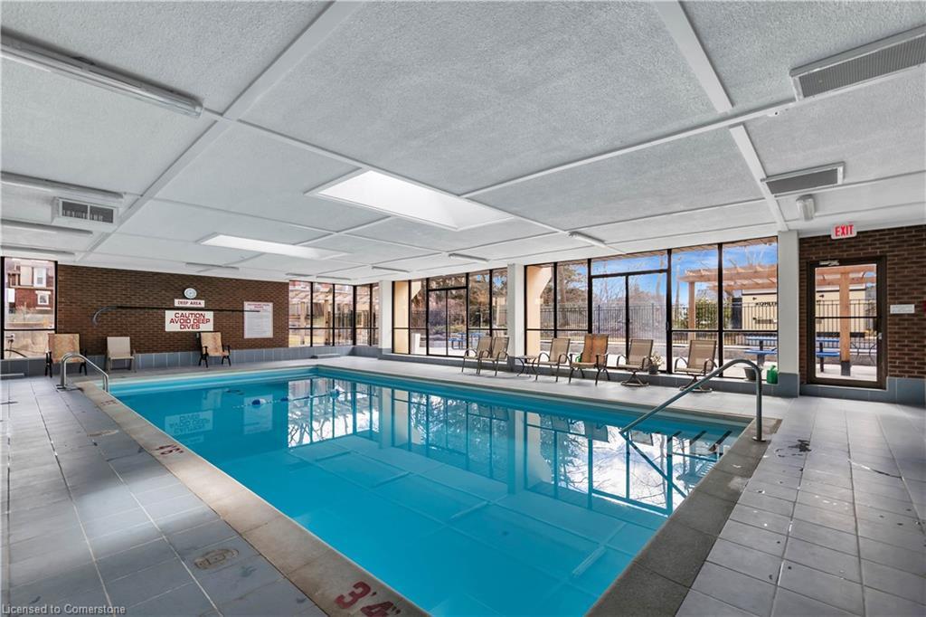 702-81 Church Street, Kitchener, ON - Indoor Photo Showing Other Room With In Ground Pool