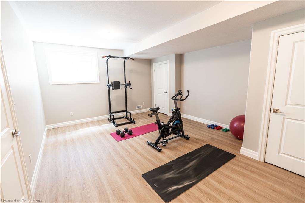 21 Hudson Drive, Brantford, ON - Indoor Photo Showing Gym Room