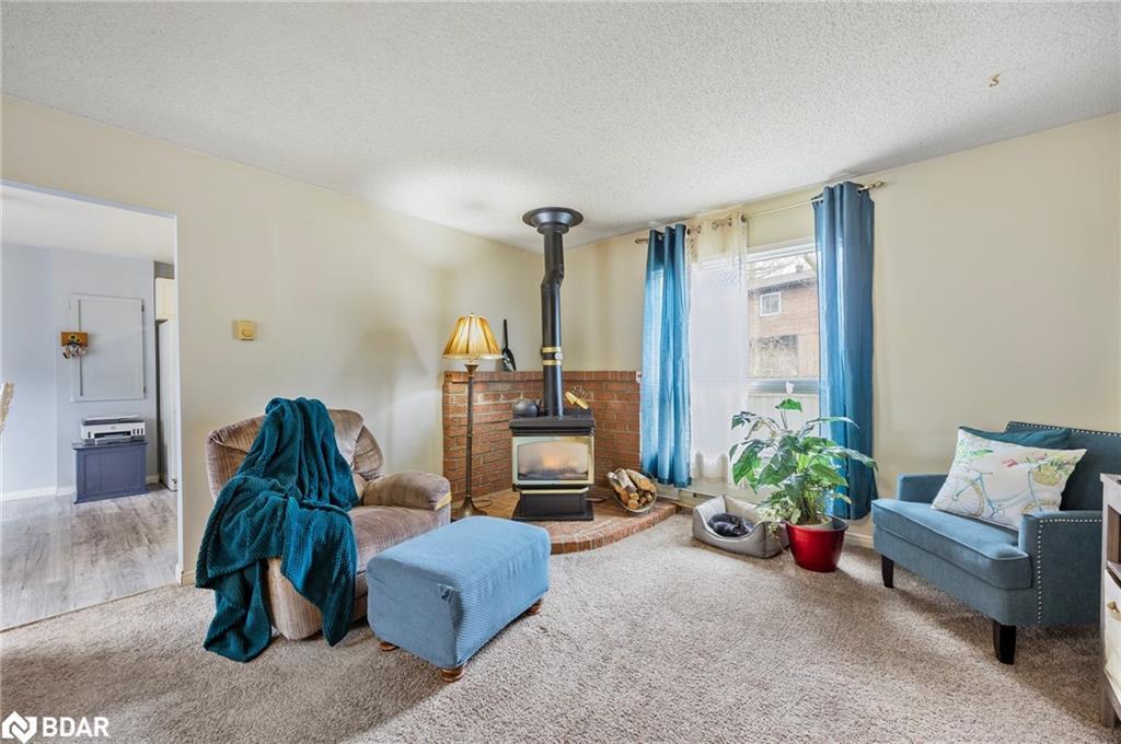 771 Roberts Road, Innisfil, ON - Indoor Photo Showing Living Room With Fireplace