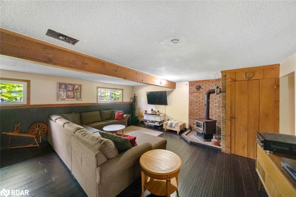 3923 Guest Road, Innisfil, ON - Indoor With Fireplace