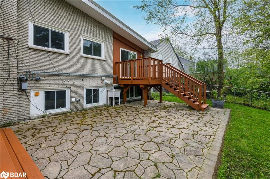 46 Eugenia Street, Barrie, ON - Outdoor With Deck Patio Veranda