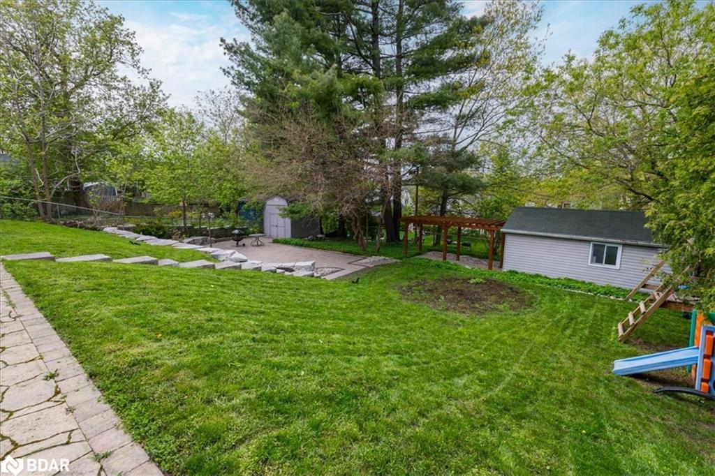46 Eugenia Street, Barrie, ON - Outdoor With Backyard