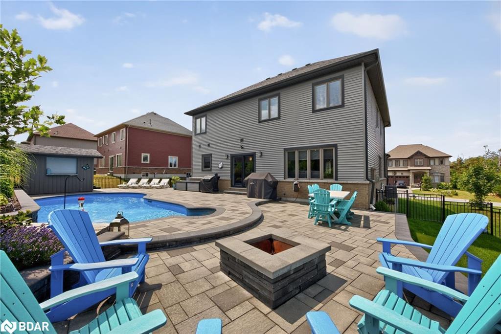 41 Landscape Drive, Oro-Medonte, ON - Outdoor With In Ground Pool With Deck Patio Veranda With Backyard With Exterior