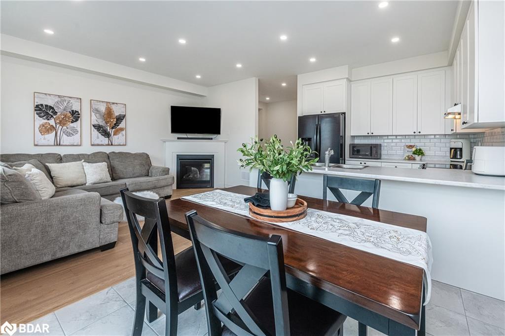 35 Povey Road, Fergus, ON - Indoor With Fireplace