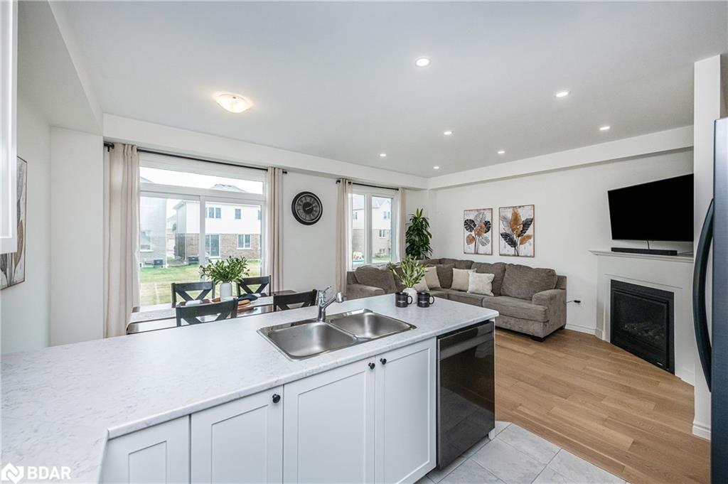 35 Povey Road, Fergus, ON - Indoor With Fireplace