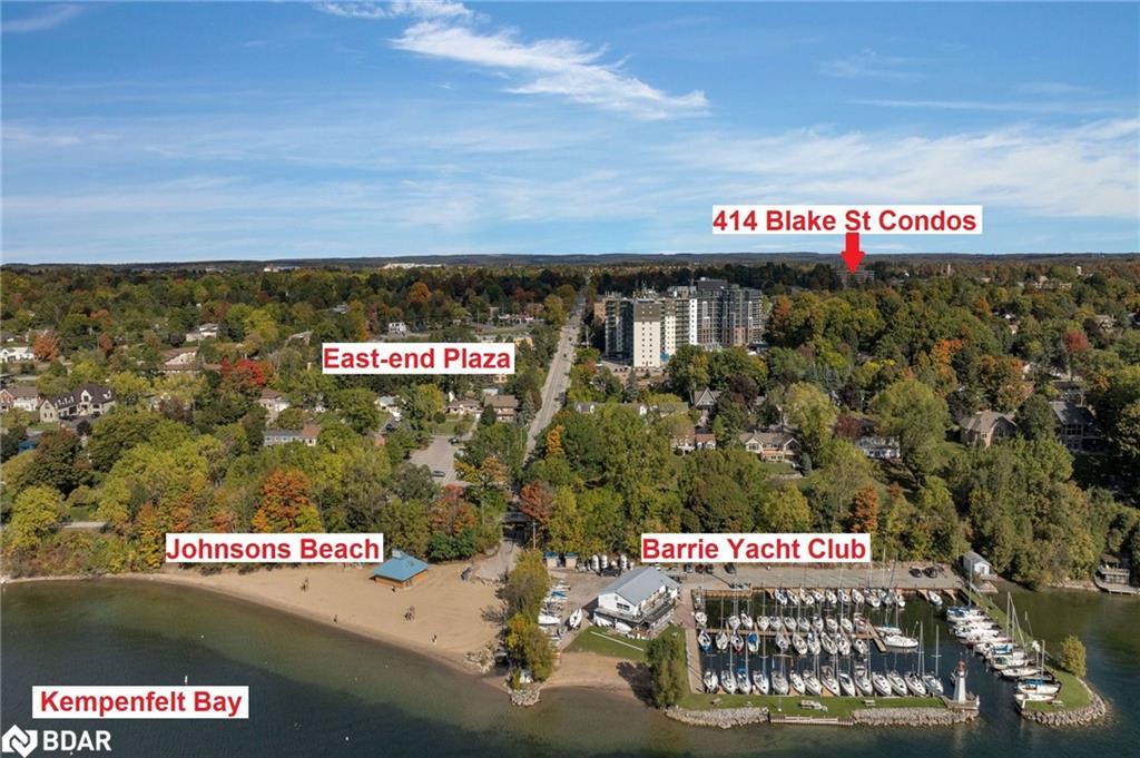 702-414 Blake Street, Barrie, ON - Outdoor With Body Of Water With View