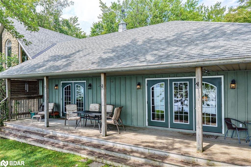 4283 Plum Point Road, Ramara, ON - Outdoor With Deck Patio Veranda