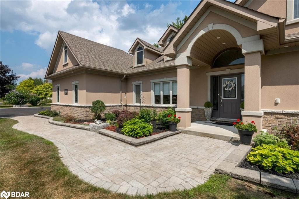 34 Heatherwood Drive, Springwater, ON - Outdoor With Deck Patio Veranda With Facade