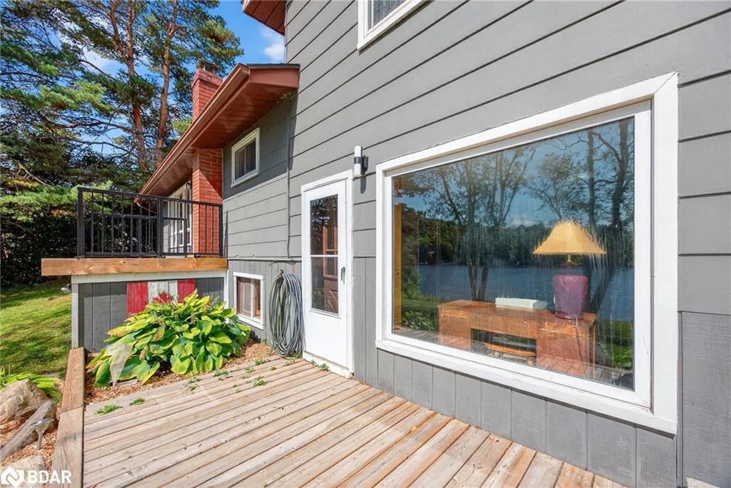 389 Falcon Road, Huntsville, ON - Outdoor With Deck Patio Veranda With Exterior